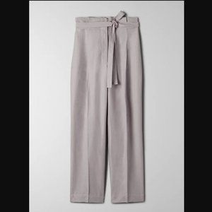 Aritzia Wilfred Proposal High Waisted Pleated Pant